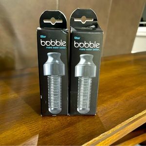 (2) Bobble water purification filters new in box
